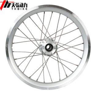 16 18 20 Inch  Disc Brake wheel anodized slivery  bike rim bicycle Wheel  kid Bike Ebike Wheel  Sealed Bearings Wheel factory