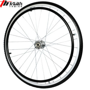 24"x1.75,24"x1.95 (507) Off-Road Wheelchair Rear Wheel With Knobby Tire Lightweight Pneumatic Tires Wear-resistant wheelchair wheel