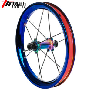 kid balance bike wheel completely wheelset 12 inch 14 inch 16 inch 20 inch colorful strider bike wheels anodized wheel electroplating wheel color