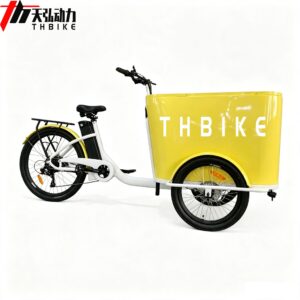 Electric tricycle custom coffee bike e bike delivery food  E bike  heavy duty  cargo bike  20" 26"  with front stainless steel  box  food booth ebike